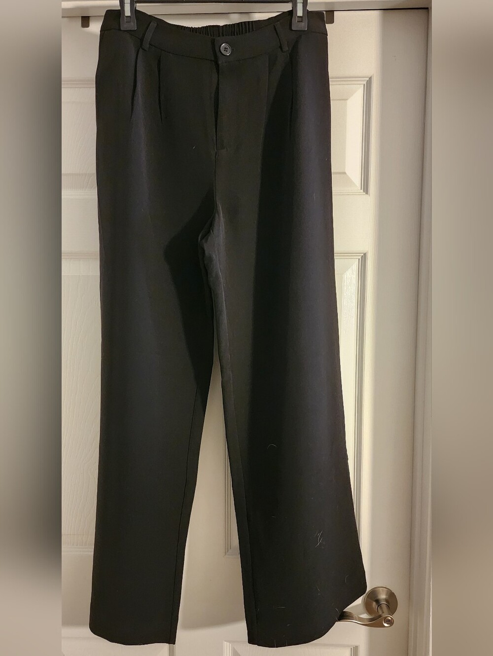 Laundry By Shelli Segal Black Straight-Leg Dress Pants
